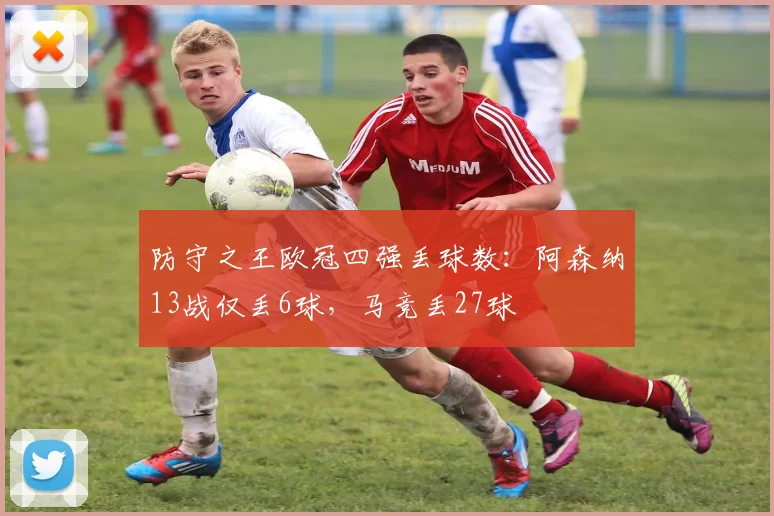防守之王欧冠四强丢球数：阿森纳13战仅丢6球，马竞丢27球